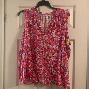 NWT - floral tank - XXL 🌺